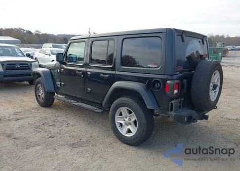 2019 Jeep Wrangler Unlimited Sport S 4X4 из США, поврежденный, VIN 1C4HJXDN9KW689695